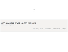 Tablet Screenshot of otoanahtarizmir.com